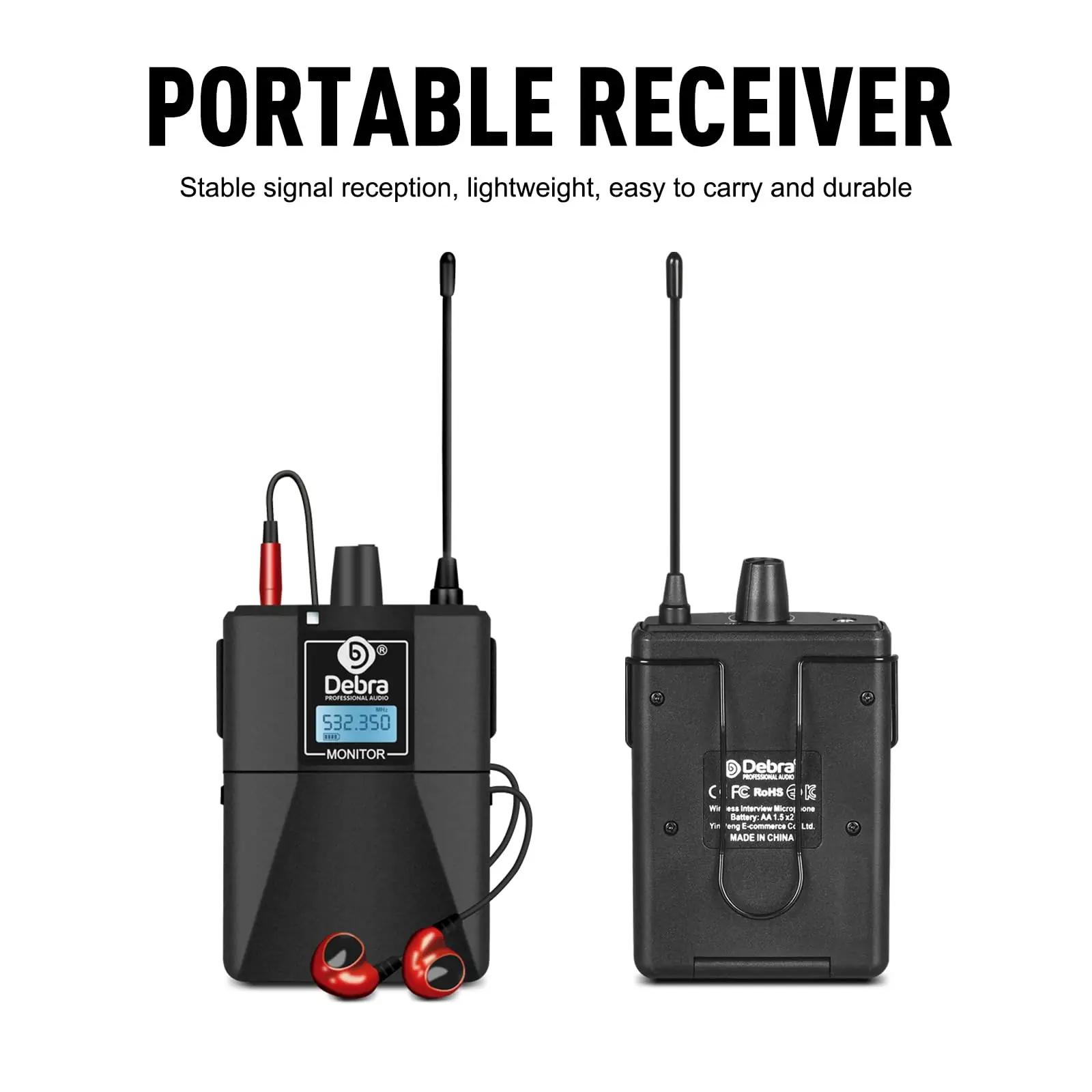 D Debra traadita in-ear monitor süsteem professionaalsele – pilt 7