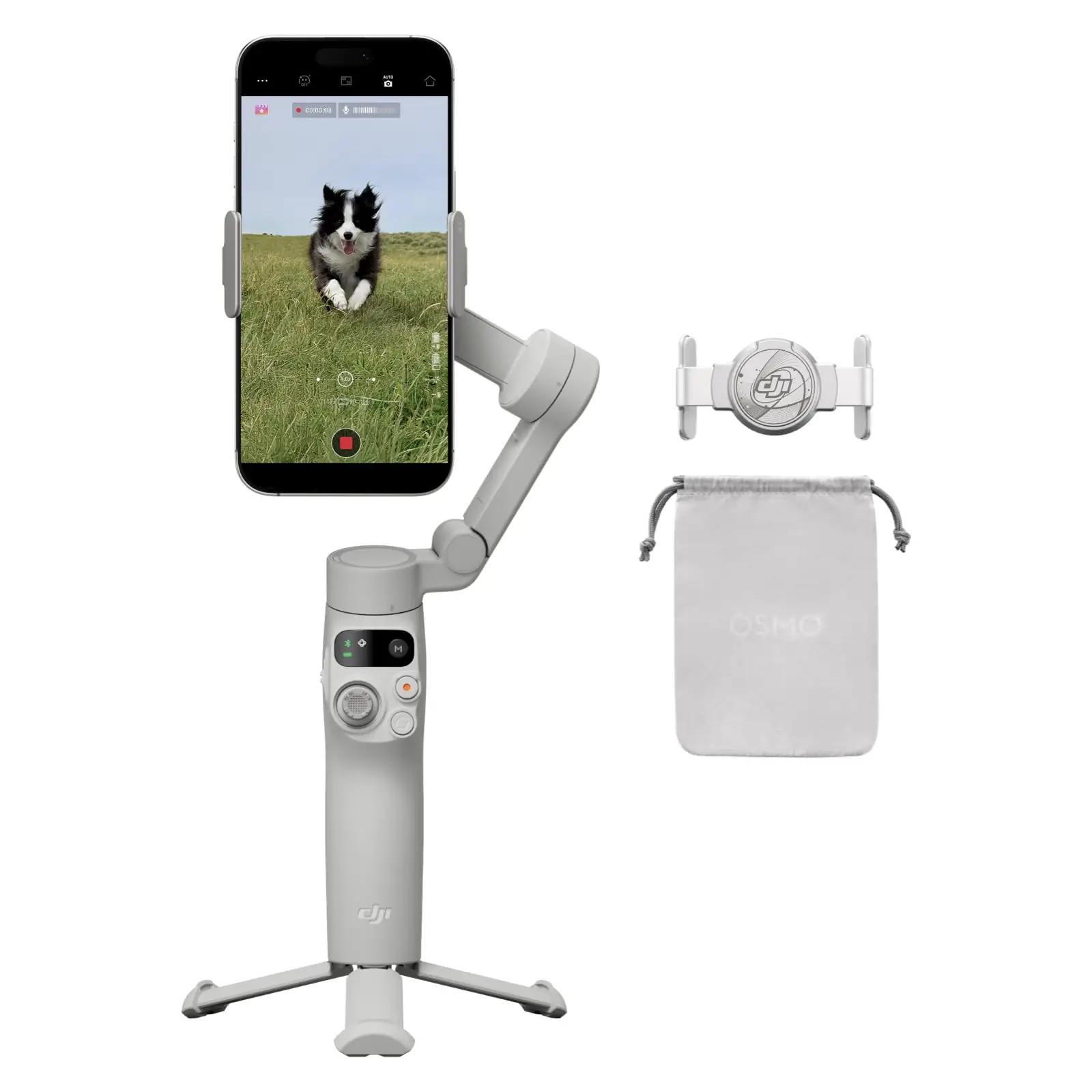 DJI kerge 3-teljeline gimbal iPhone’ile ja Androidile