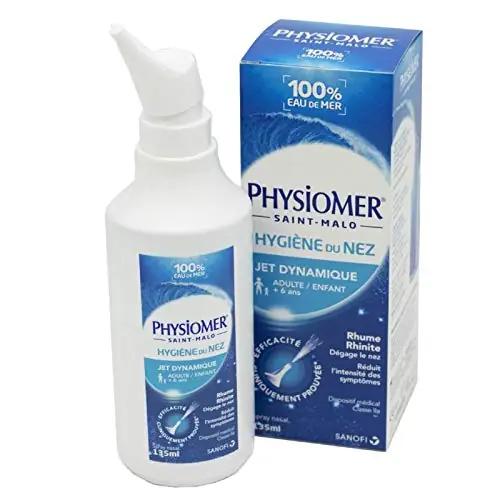 PHYSIOMER looduslik meresool ninapuhastuseks ja hingamiseks – pakend ja tarvikud