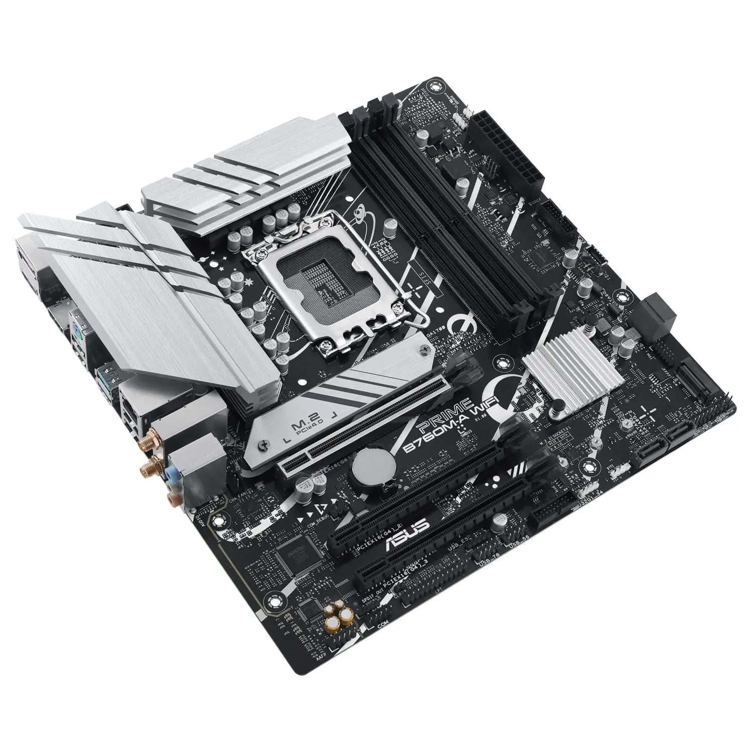 ASUS emaplaat PRIME B760M-A WIFI – kompaktne DDR5 tugi – lisavaade