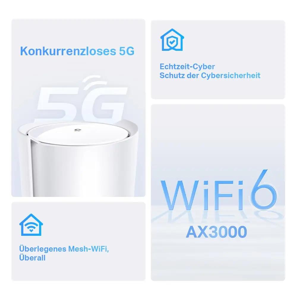 TP-Link Deco X3000-5G võimas Wi-Fi 6 koduruuter – pakend ja tarvikud