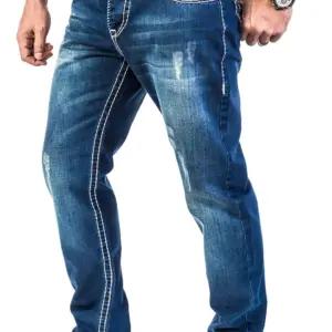 Rock Creek RC-2056 sinised meeste teksad, sirge lõige, 34W/32L, pilt 2