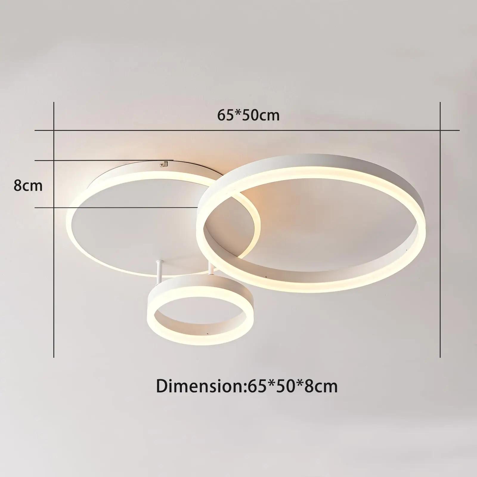 MOUNM modernne LED laelamp 65×50 cm — reguleeritav valgus – pilt 7