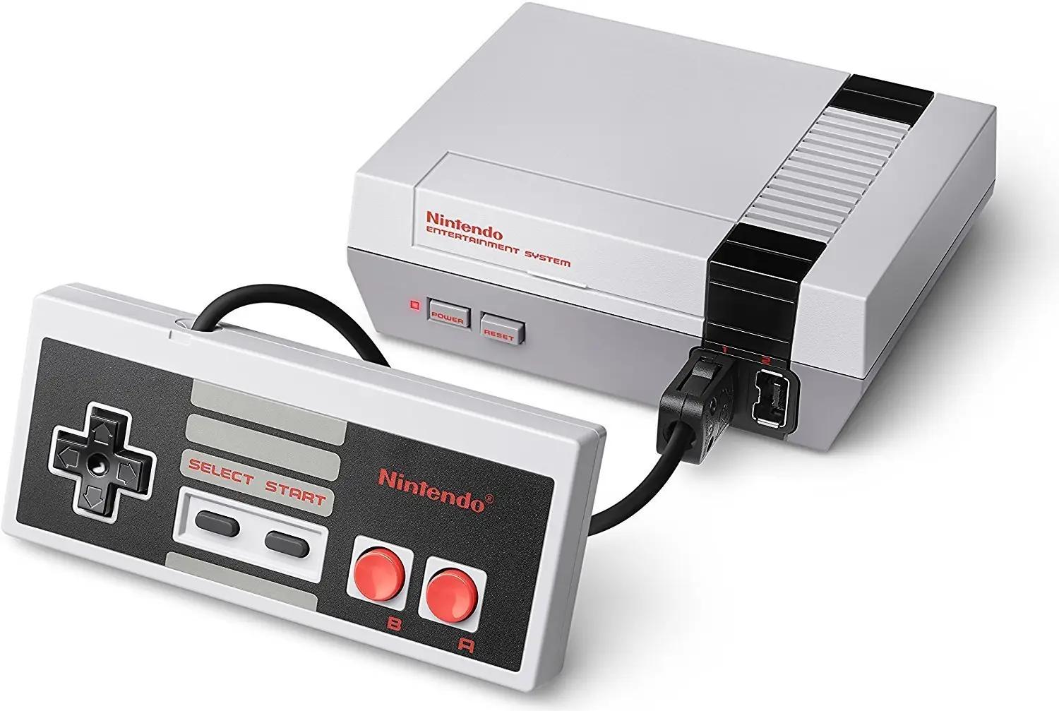 Nintendo klassikaline mini-konsool — kompaktne mänguelamus – kasutusnäide
