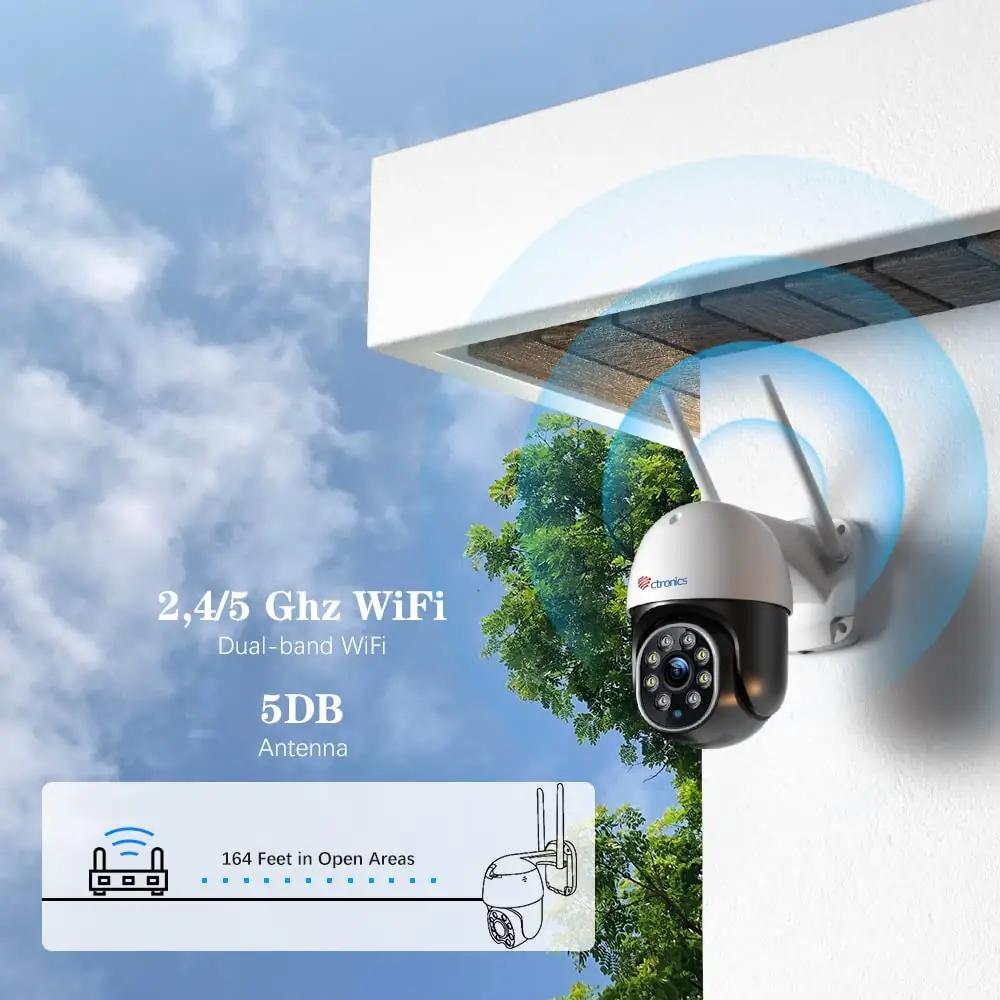 Ctronics väliskaamera 5MP ABS-korpus — ilmastikukindel valve – kasutusnäide