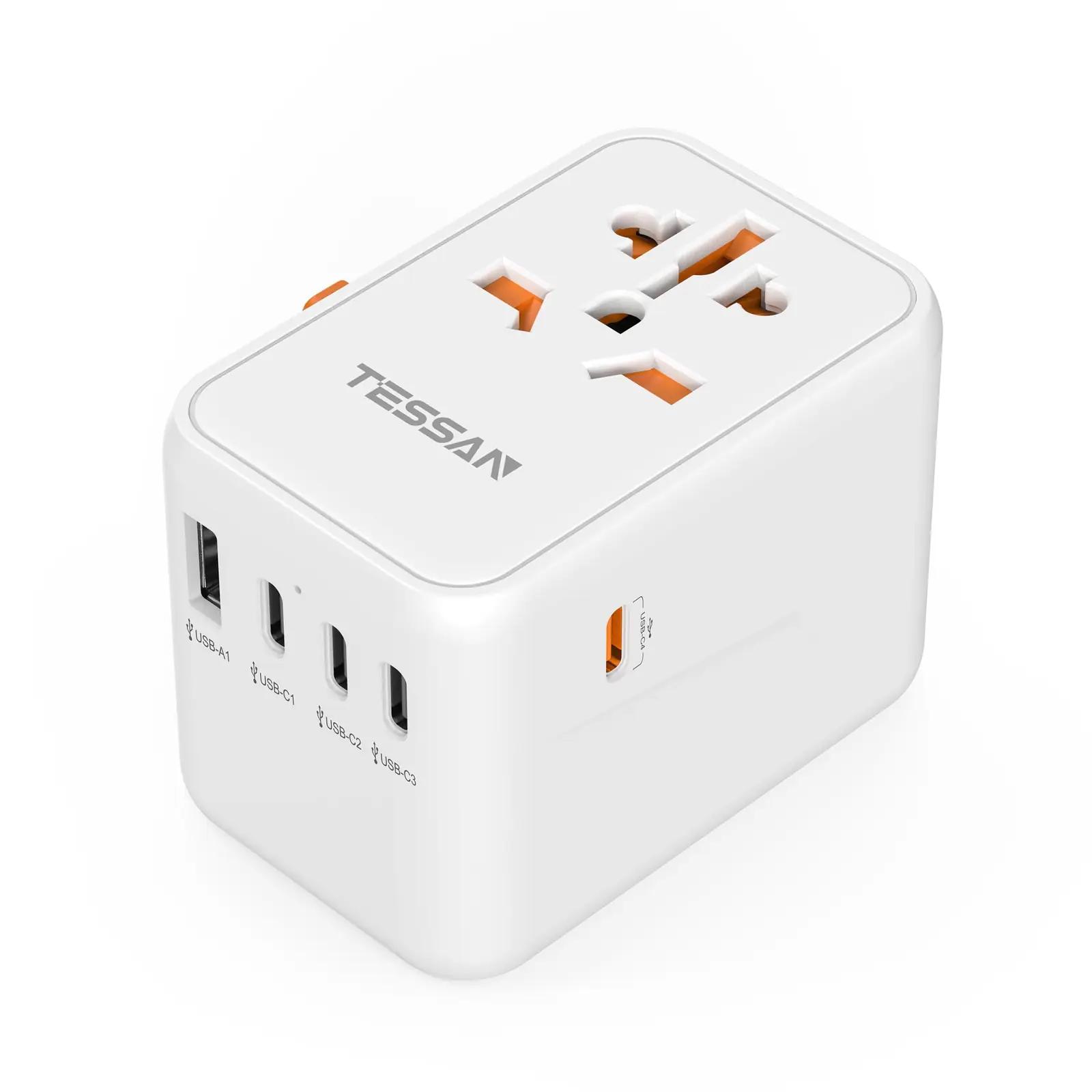 TESSAN reisilaadija 65W USB‑C kiire laadimine ja universaalne