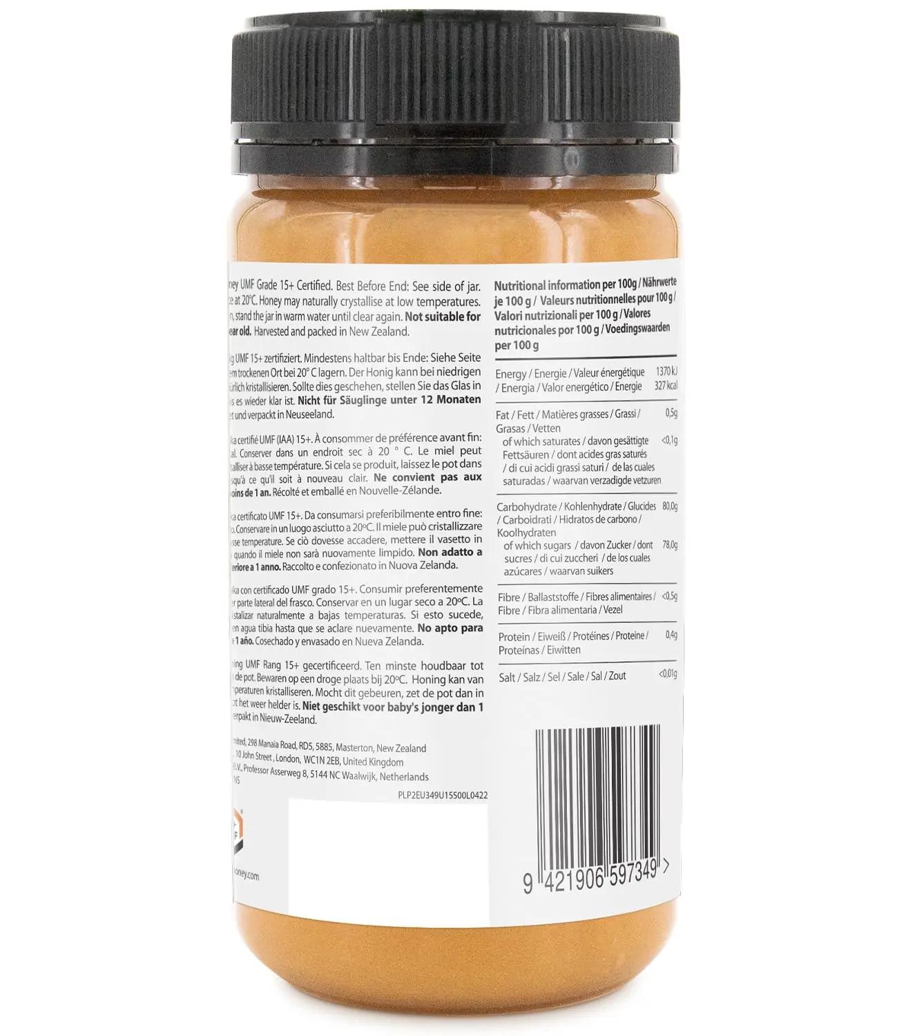 Steens Manuka mesi 500 g – puhas UMF 15+ tervisekasu – pilt 8