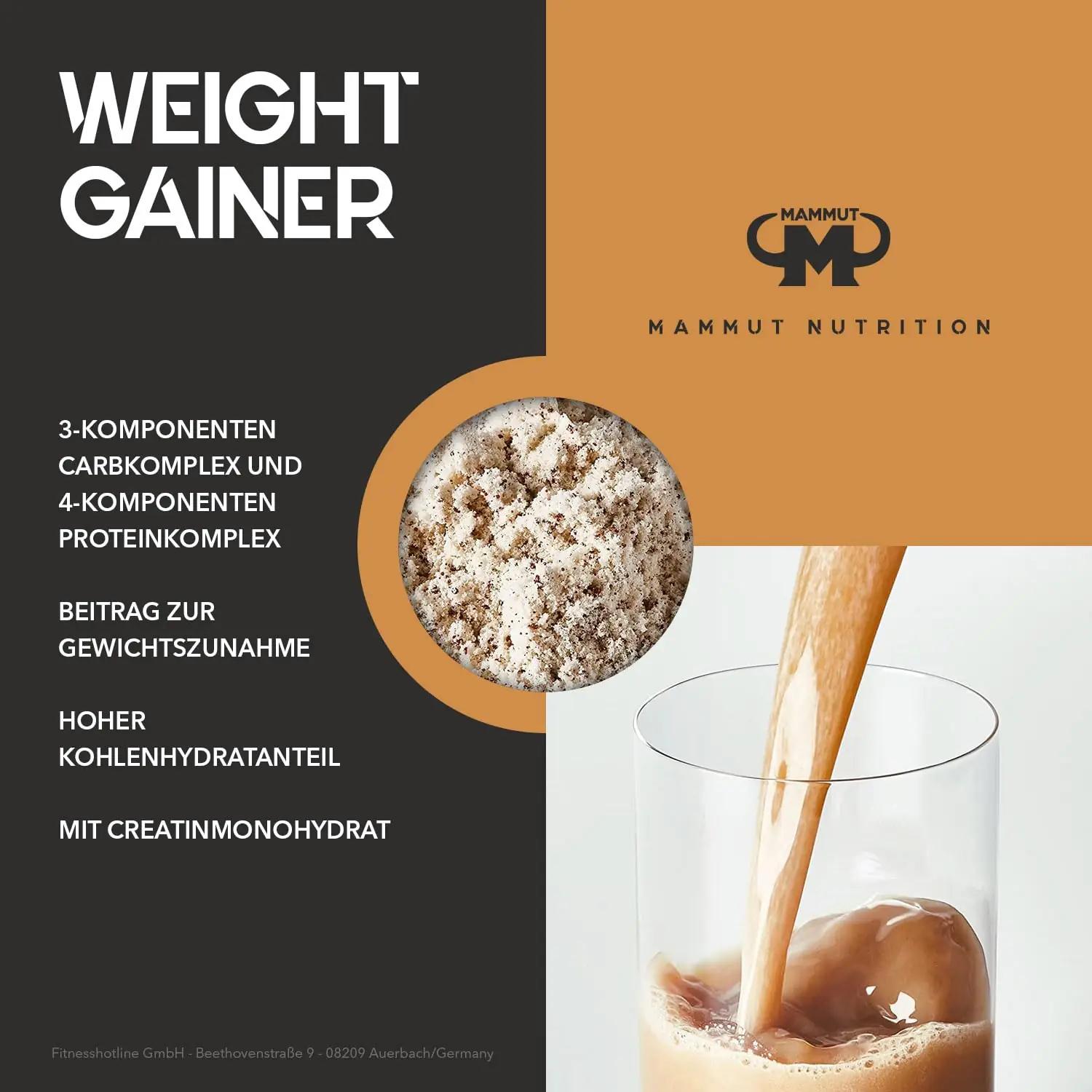 Mammut Nutrition massilisaja 4,5 kg – kõrge energiatihedus – detailne vaade