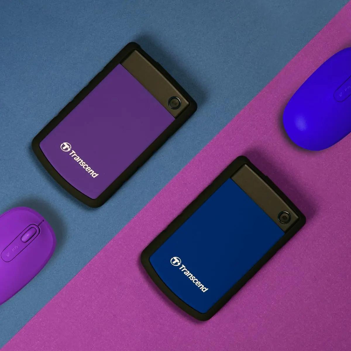 Transcend TS2TSJ25H3P välised kõvakettad – detailne lähivaade