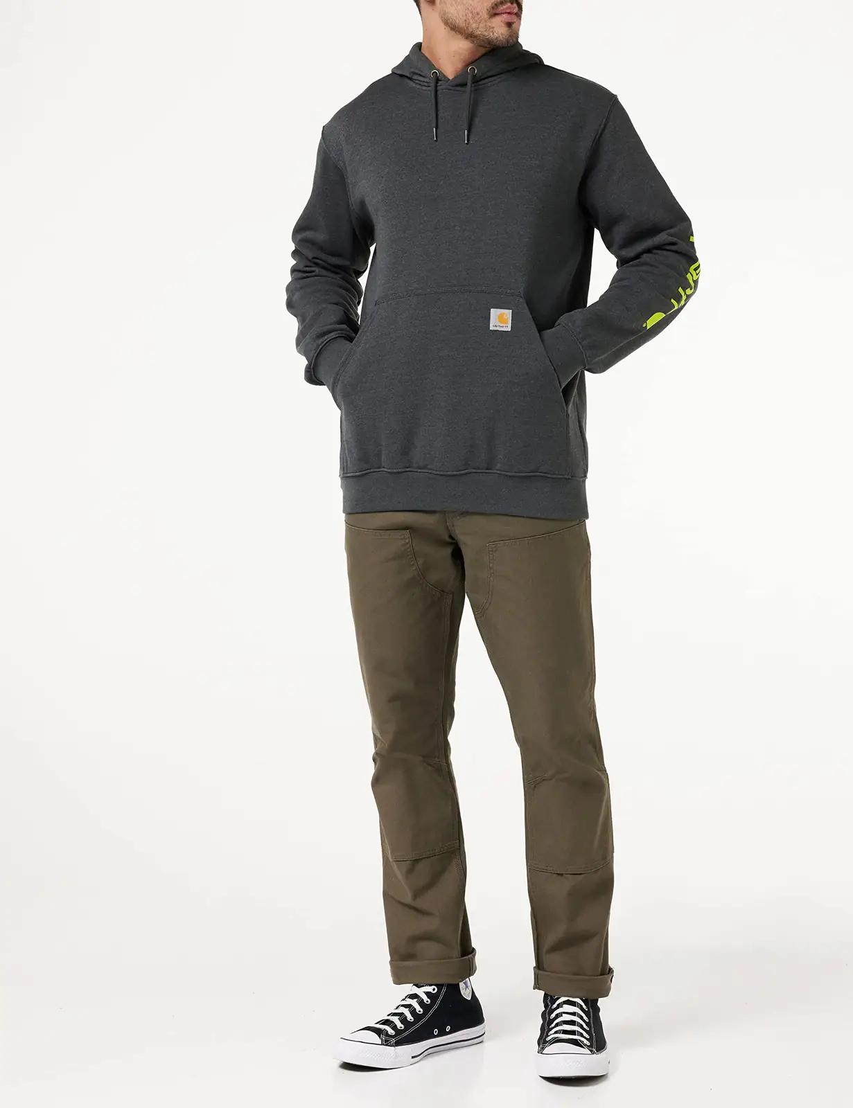 Carhartt vastupidav puuvillane kapuutsiga pusa – mugav XL – detailne vaade