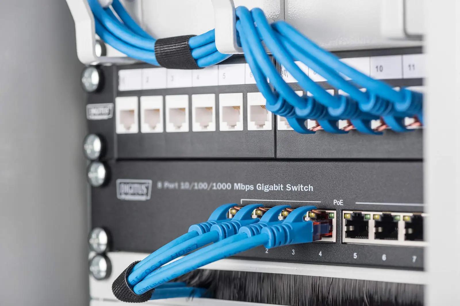 DIGITUS Gigabit 8-portine seinamontaažiga switch – võrgulahendus – pilt 7