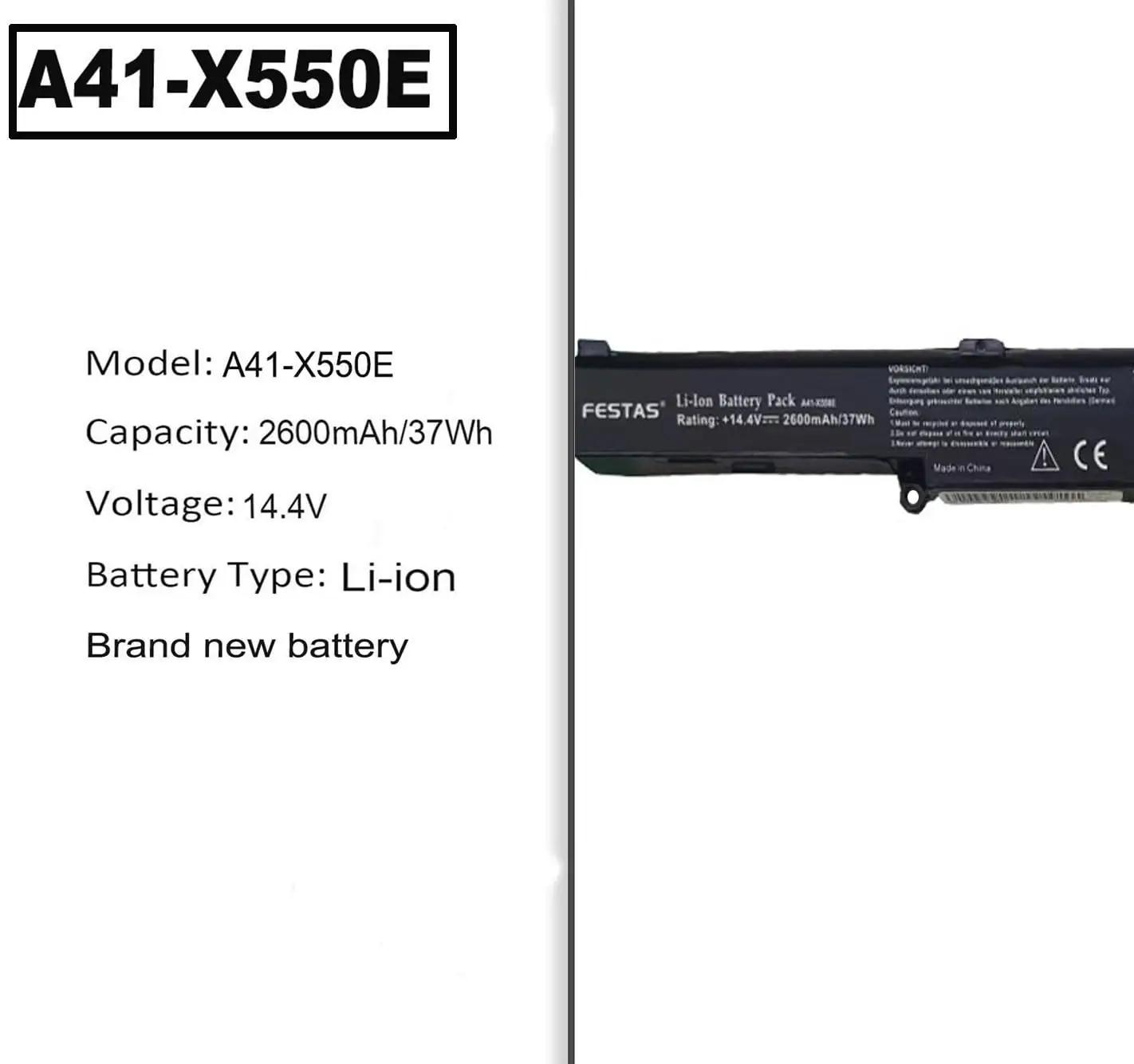 FESTAS vastupidav sülearvutiaku 14,4V 2600mAh – asendus ASUSile – pilt 7