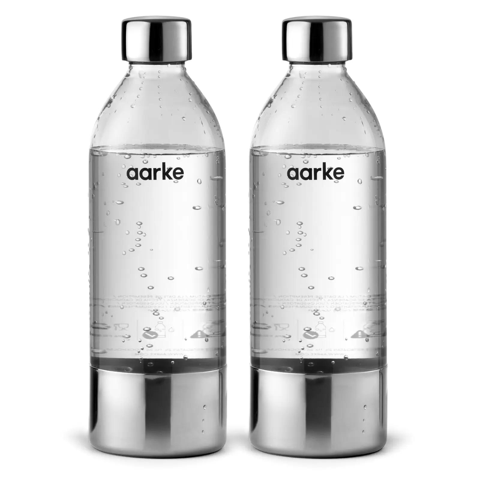 aarke roostevaba detailiga PET-pudelid 2‑pak, 800 ml