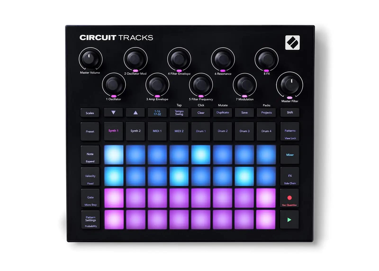 Novation groovebox: kerge süsinikkiust muusikaloome ja lavakõla