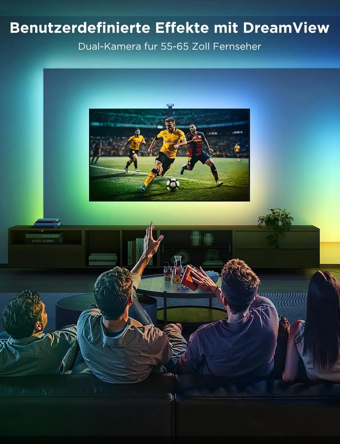 Govee LED-taustavalgustus 55–65″ telekale — RGBIC efekt – pilt 6