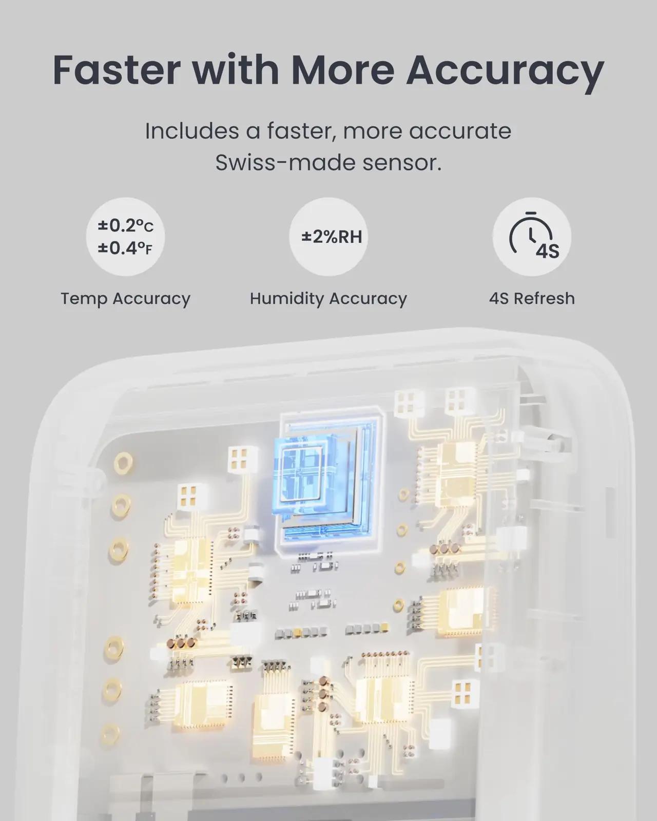 SwitchBot sisetemperatuuri ja niiskuseandur – pakend ja tarvikud