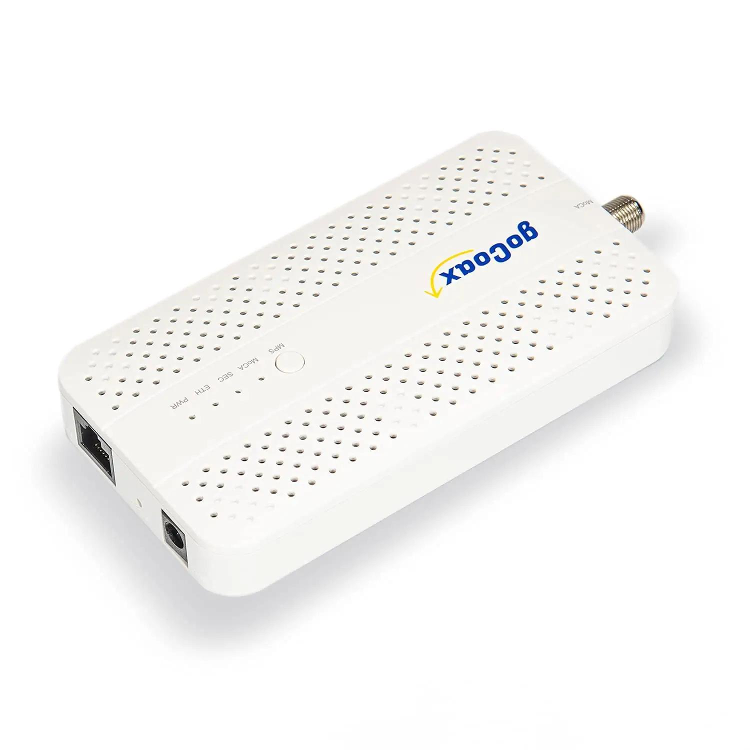 goCoax kiire MoCA 2,5 adapter — kaabelvõrgu kiirendus – pakend ja tarvikud