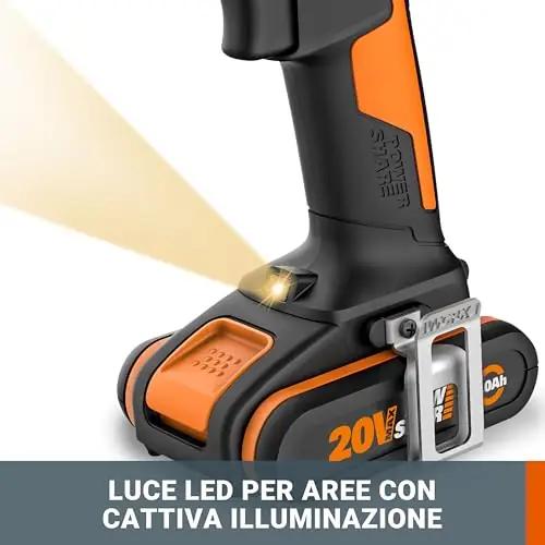 WORX vastupidav 20V juhtmevaba kruvikeeraja WX100.9 — tugev 30Nm – kasutusnäide