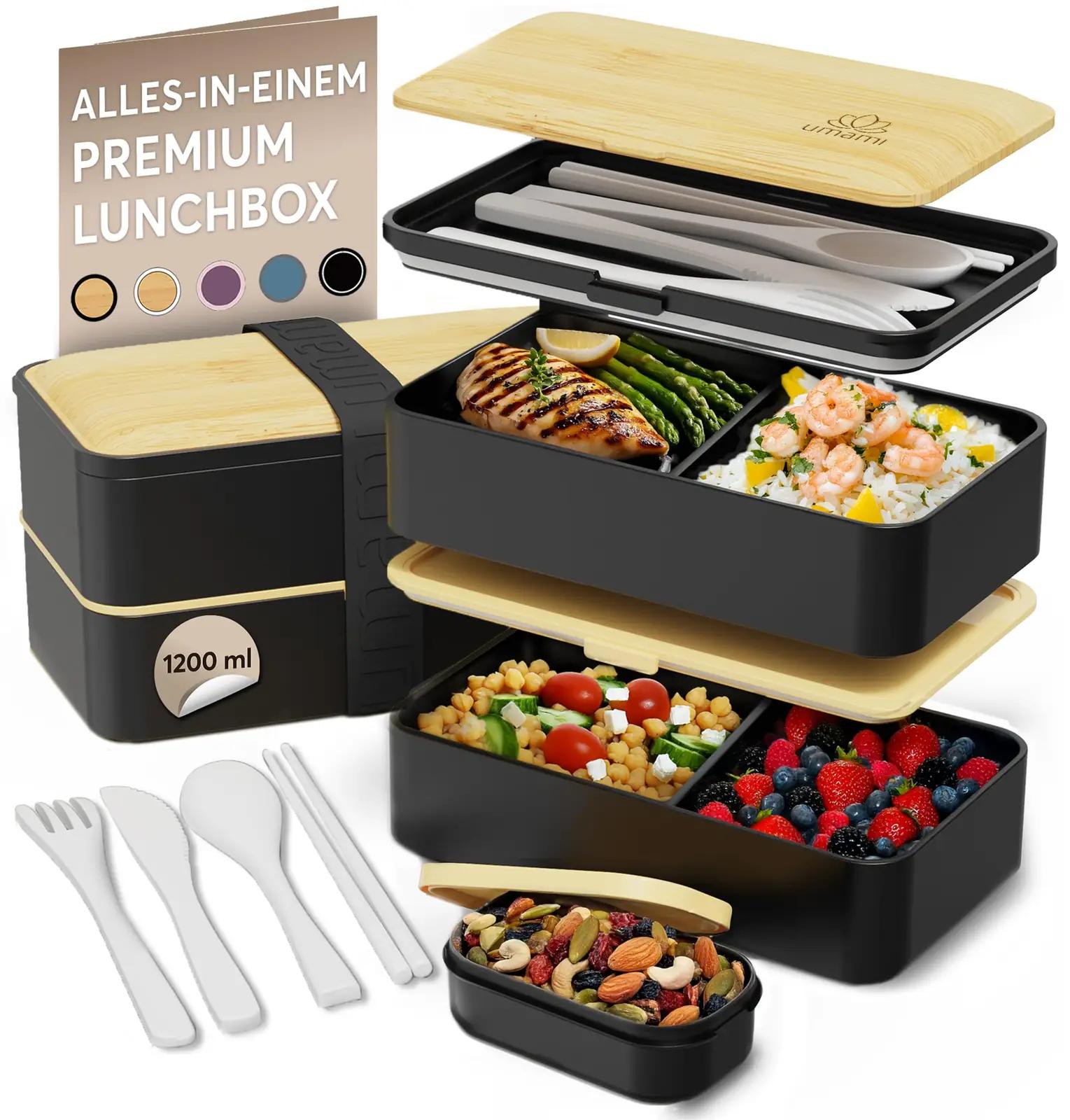 Umami stiilne murevaba Bento-söögikarp 1200 ml — lekkekindel