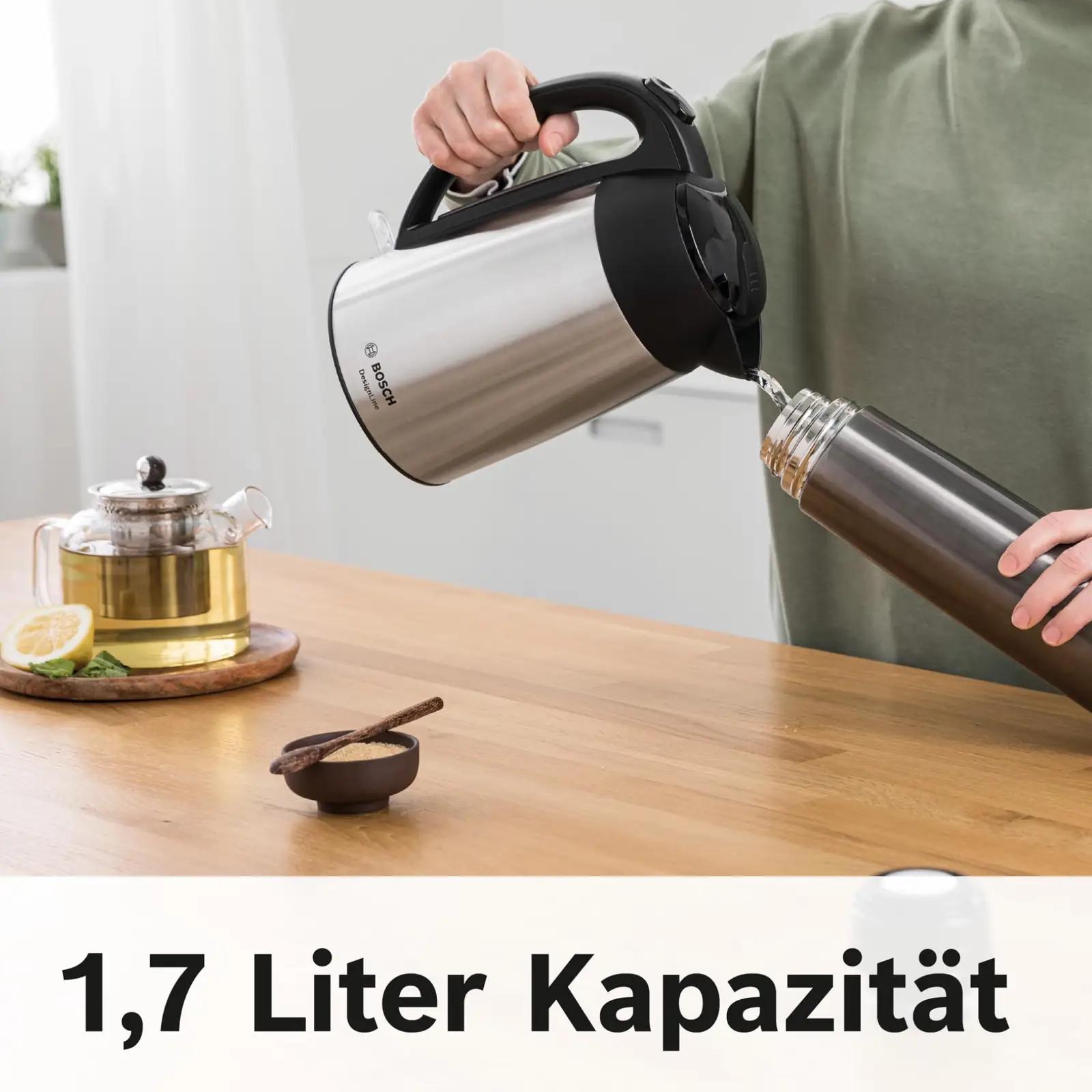Bosch roostevabast terasest veekeetja – DesignLine 1,7 l – pilt 6