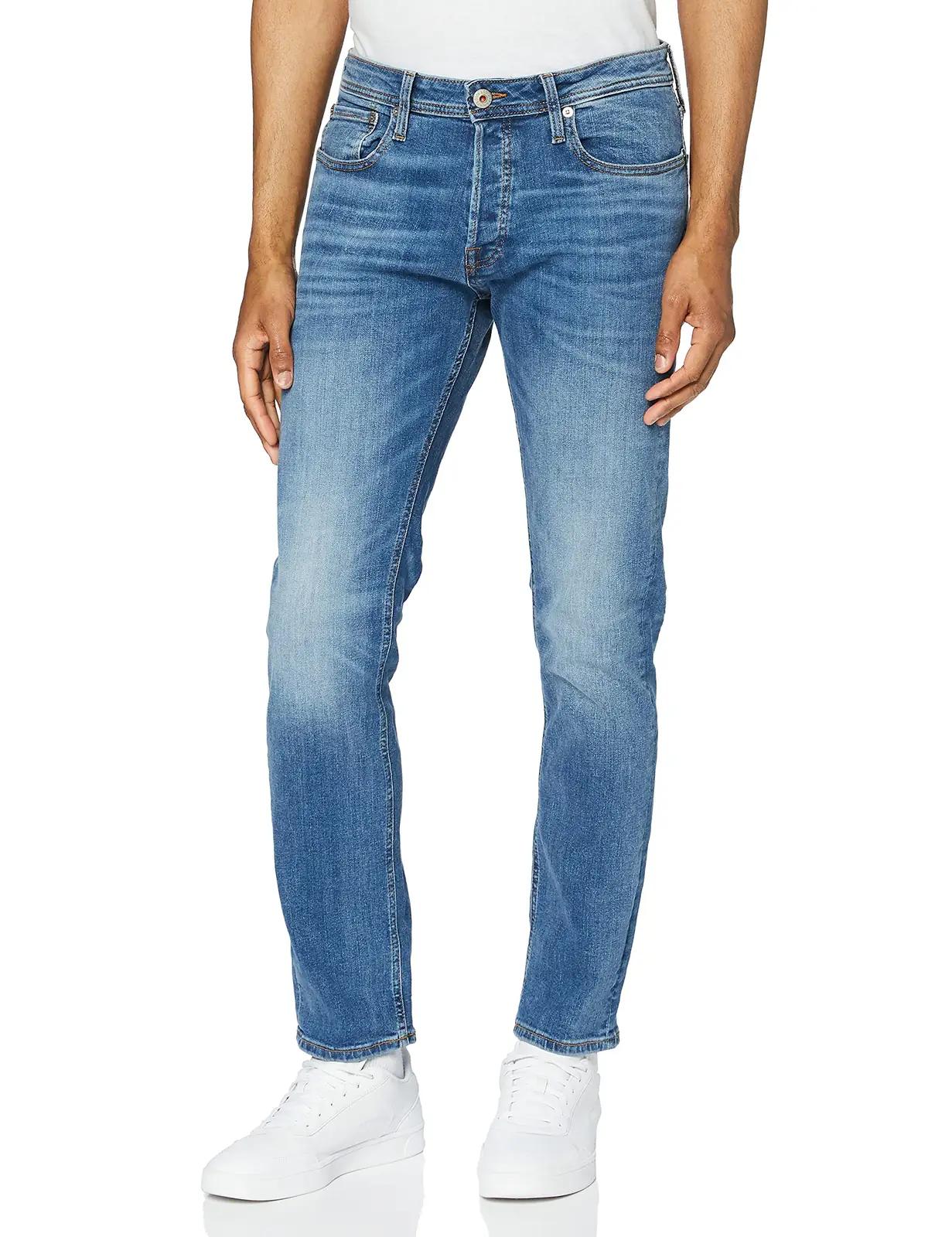 JACK & JONES sinine denim püksid — Slim Fit mugavus