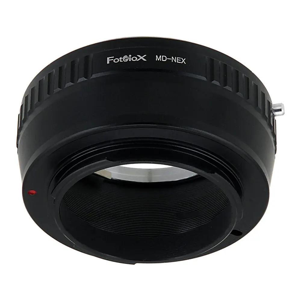 Fotodiox alumiiniumist adapter Minolta MD objektiividele Sony – pakend ja tarvikud