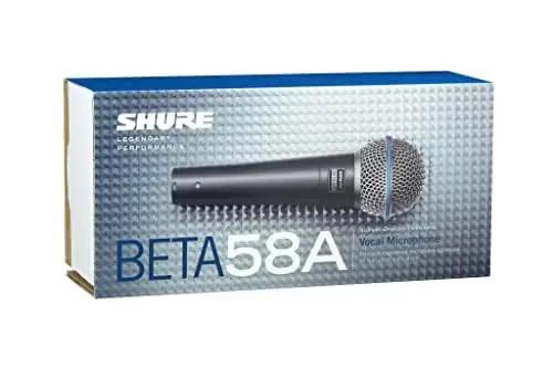 Shure laulumikrofon Beta 58A – vastupidav terasmaterjal, lavaks – pilt 9