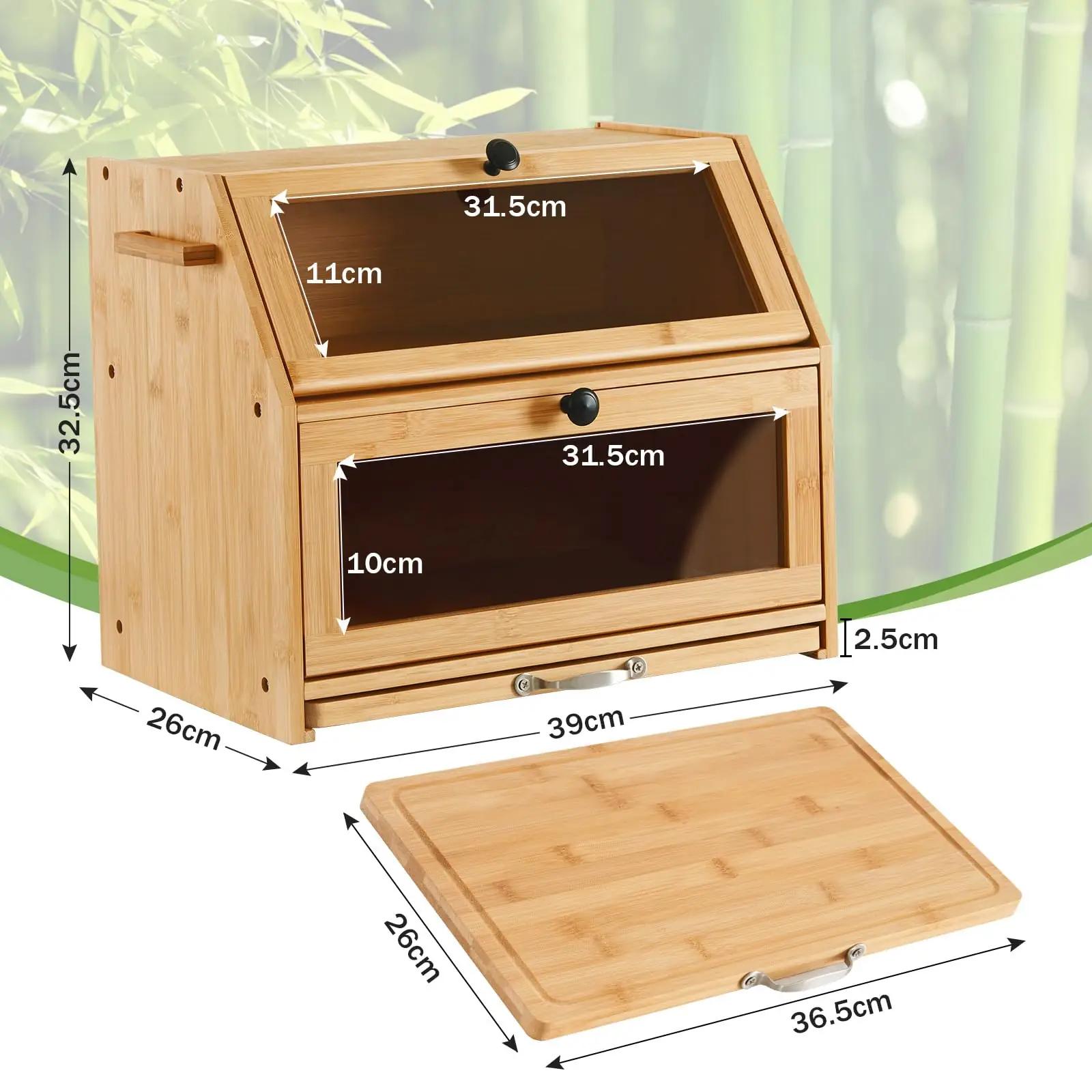 YOUDENOVA Natural-39x26x33CM leivakastid – detailne lähivaade