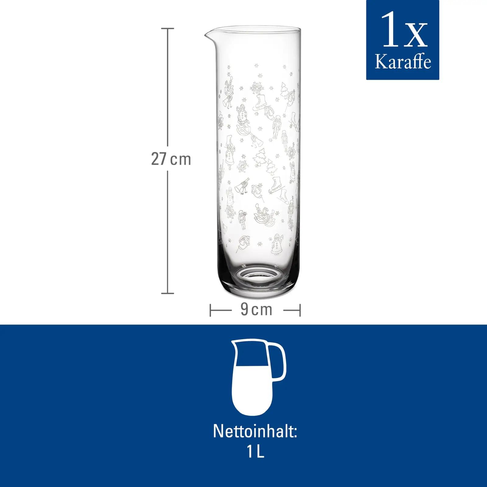 Villeroy & Boch klaasikaraff – elegantne 1 l kingitus – kasutusnäide