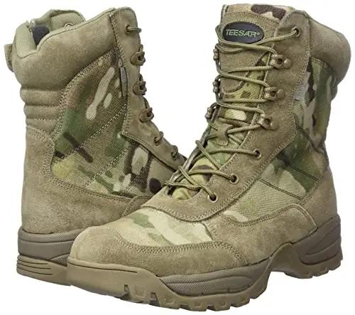 Mil-Tec nahk-sünteetika taktikalised saapad Multicam, mugavus – pilt 7