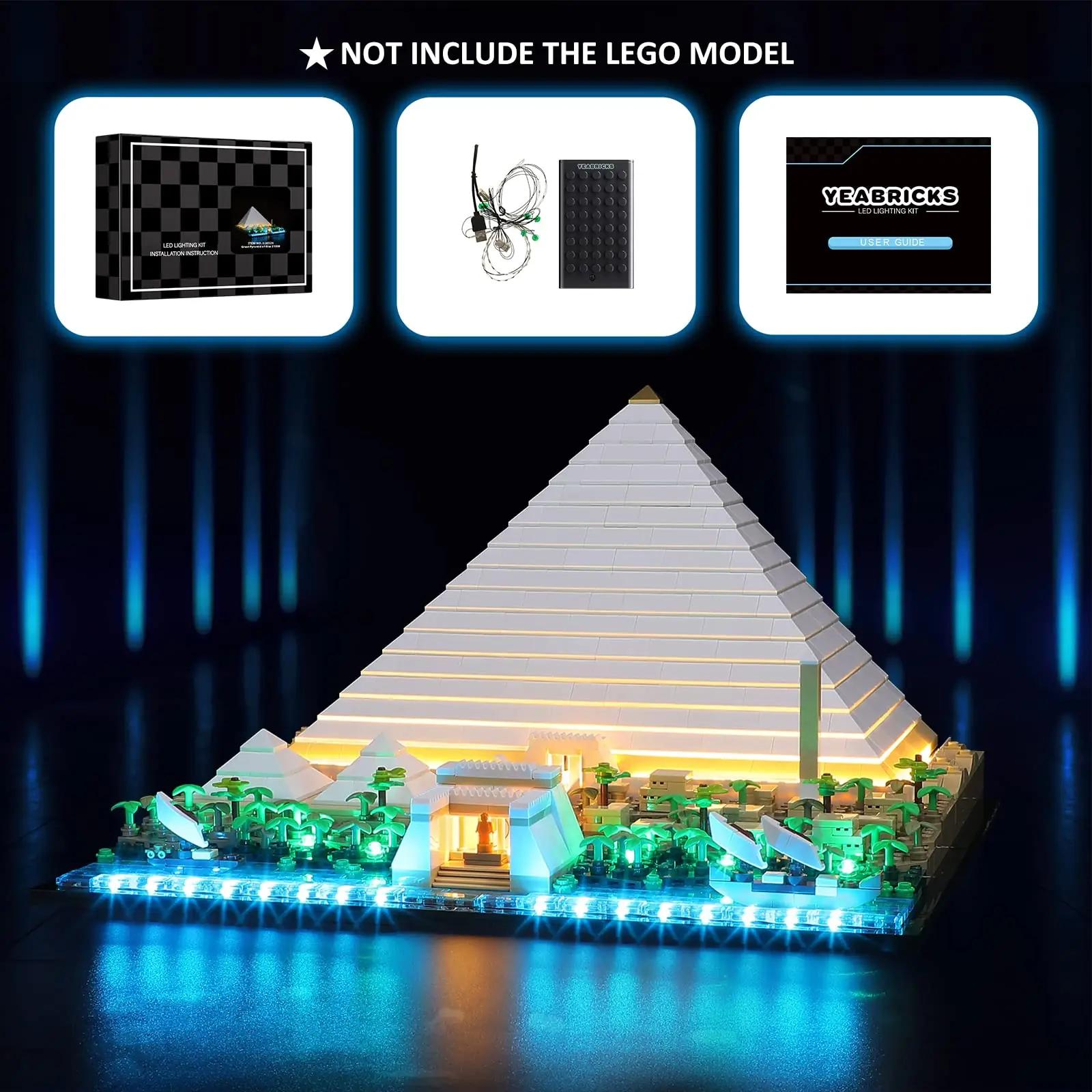 YEABRICKS LED-valgustus LEGO mudelile – dekoratiivne aksessuaar – lisavaade