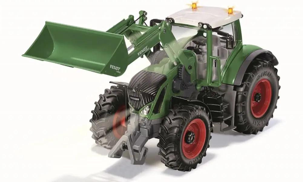 Siku metallist Fendt 933 Vario traktor – realistlik mänguasi – pakend ja tarvikud