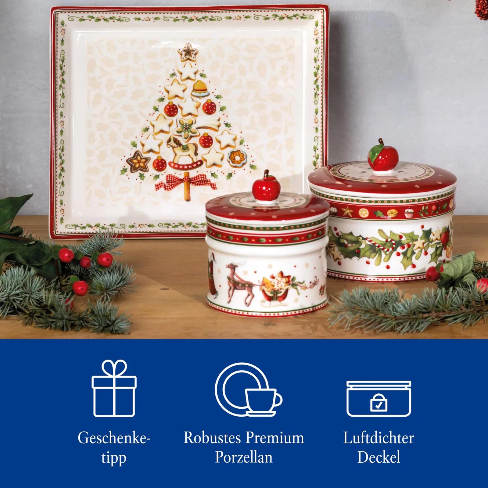 Villeroy & Boch premium keraamiline küpsisedose – pakend ja tarvikud