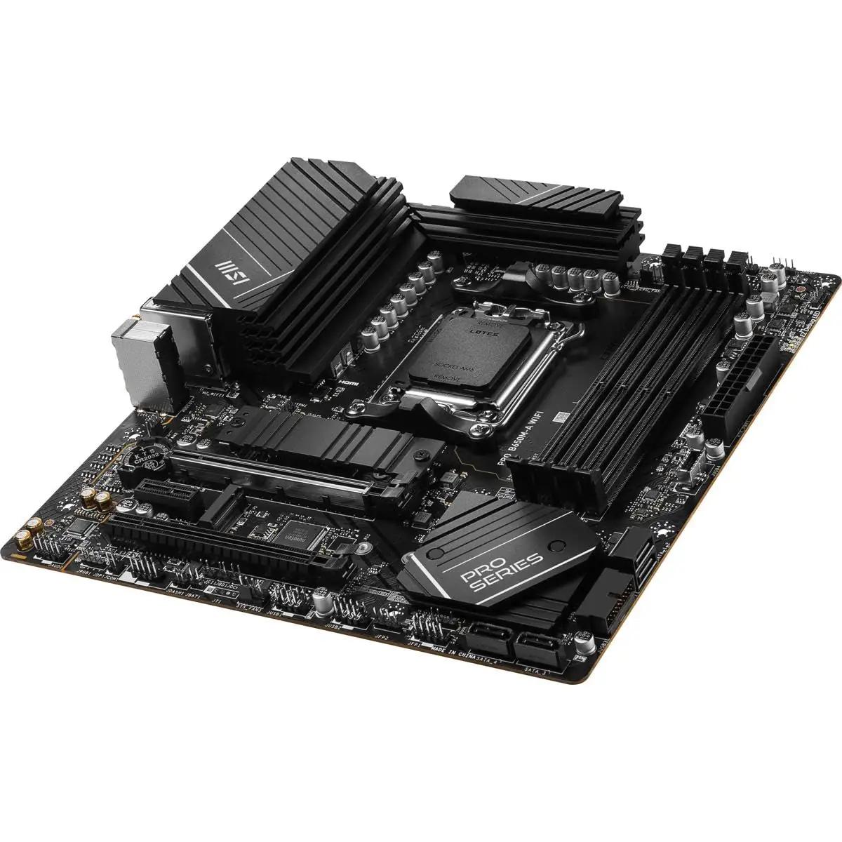 MSI emaplaat PRO B650M-A WIFI – stabiilne DDR5 mATX valik – pakend ja tarvikud