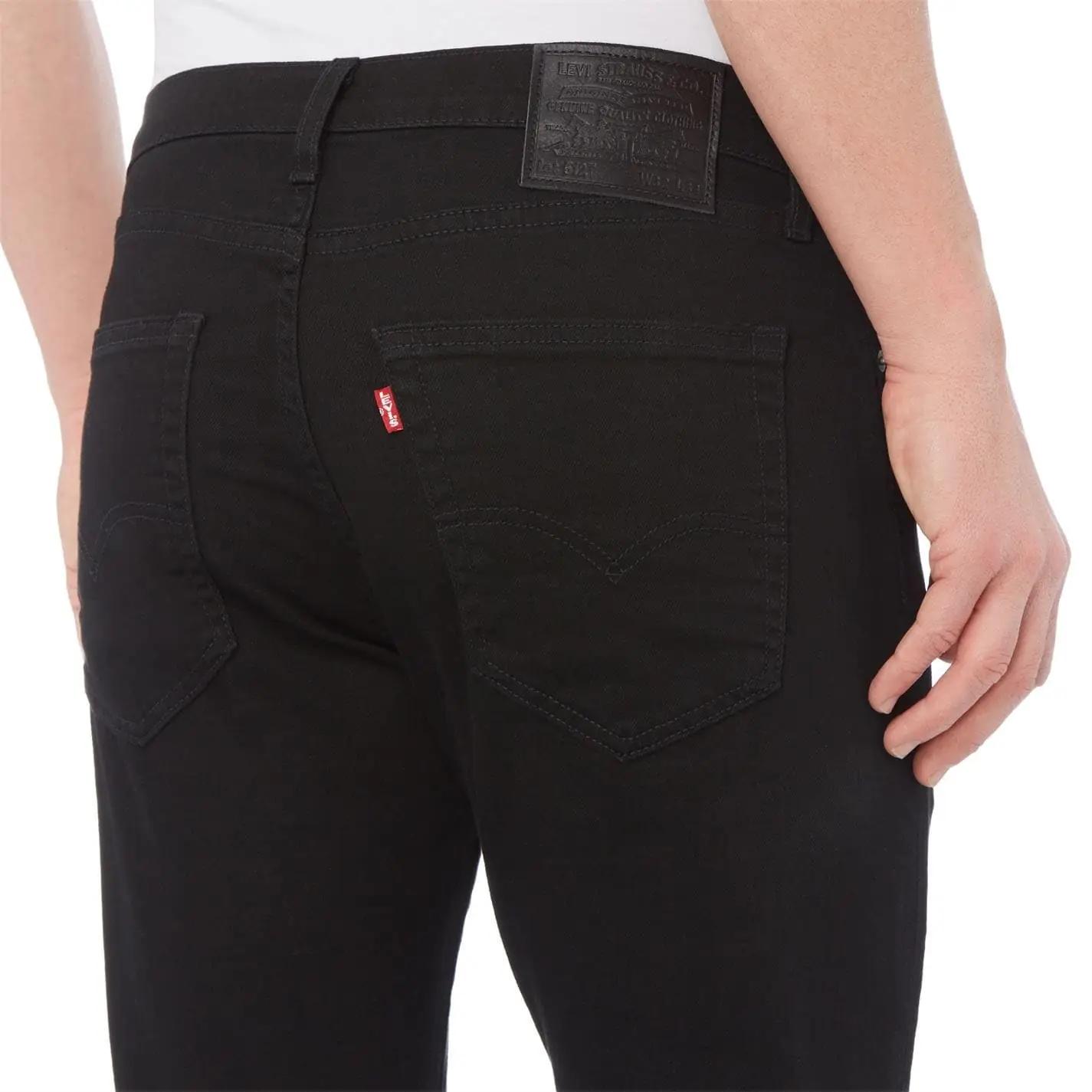 Levi’s pehme puuvillane Slim Taper teksapüksid – Nightshine – pilt 6
