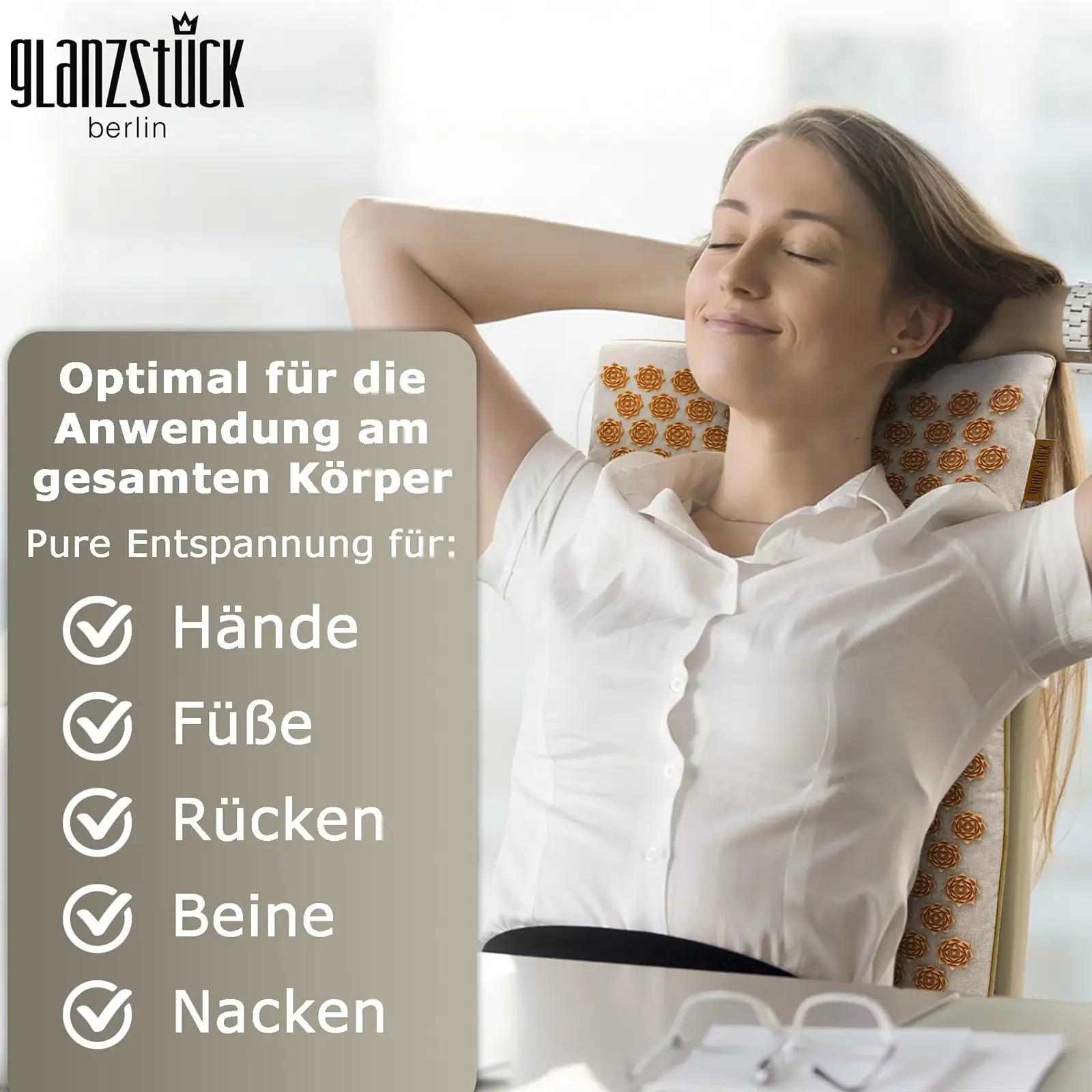 Glanzstück Berlin linane akupressuurmatt XL — lõõgastus ja valu – pilt 7