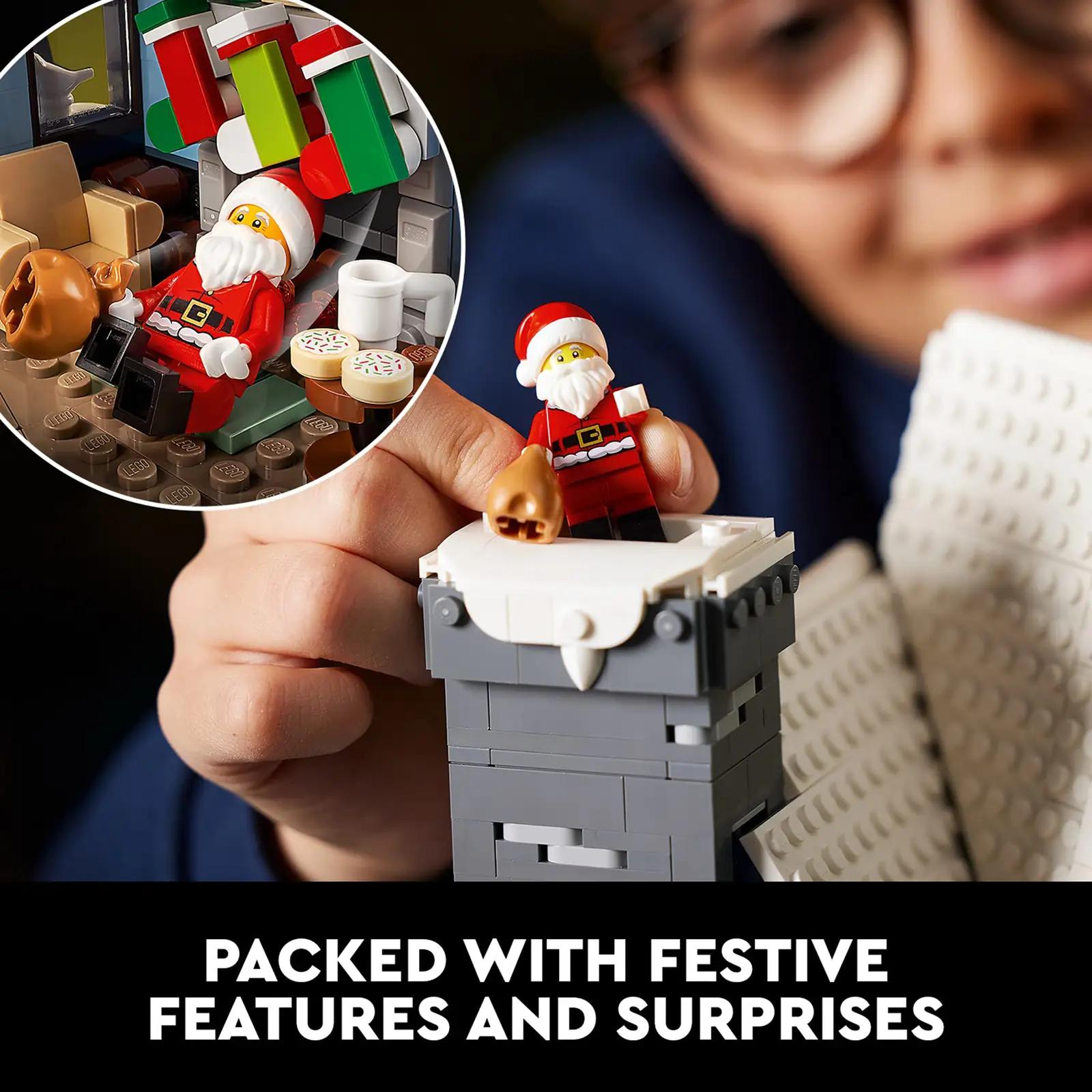 LEGO talvine küla Santa’s Visit – detailne kinkideidee – pakend ja tarvikud