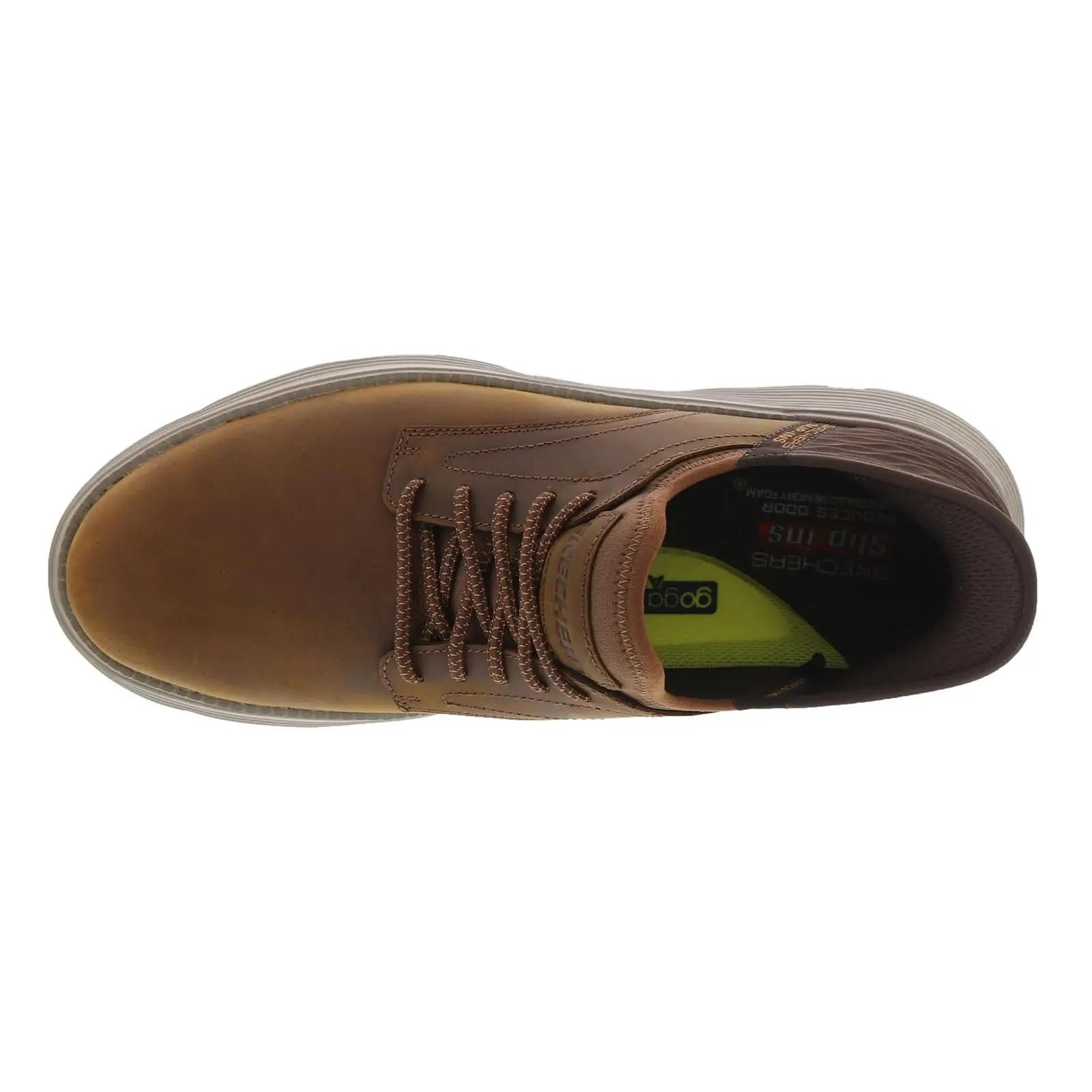 Skechers nahast brogue-kingad – mugavust ja stiili kandmiseks – pakend ja tarvikud