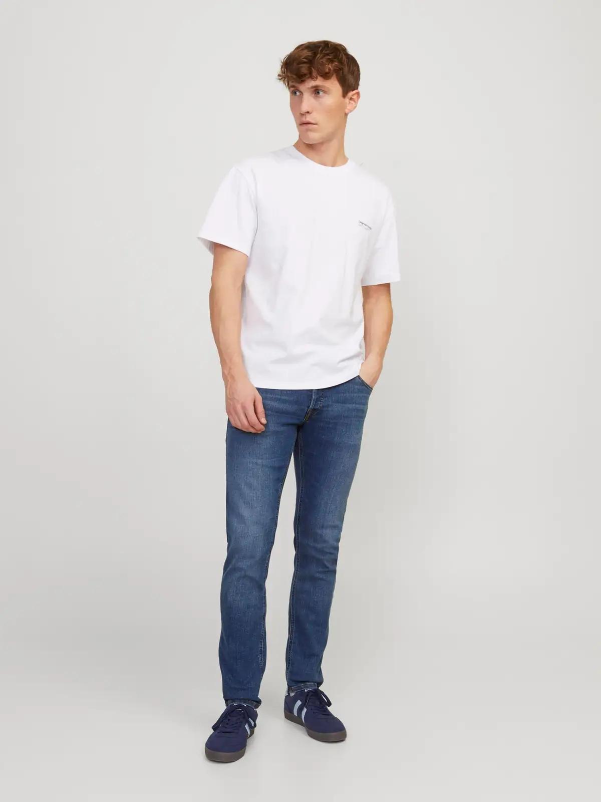 JACK & JONES sinised slim-farkud – mugav naturaalne puuvill – pilt 6
