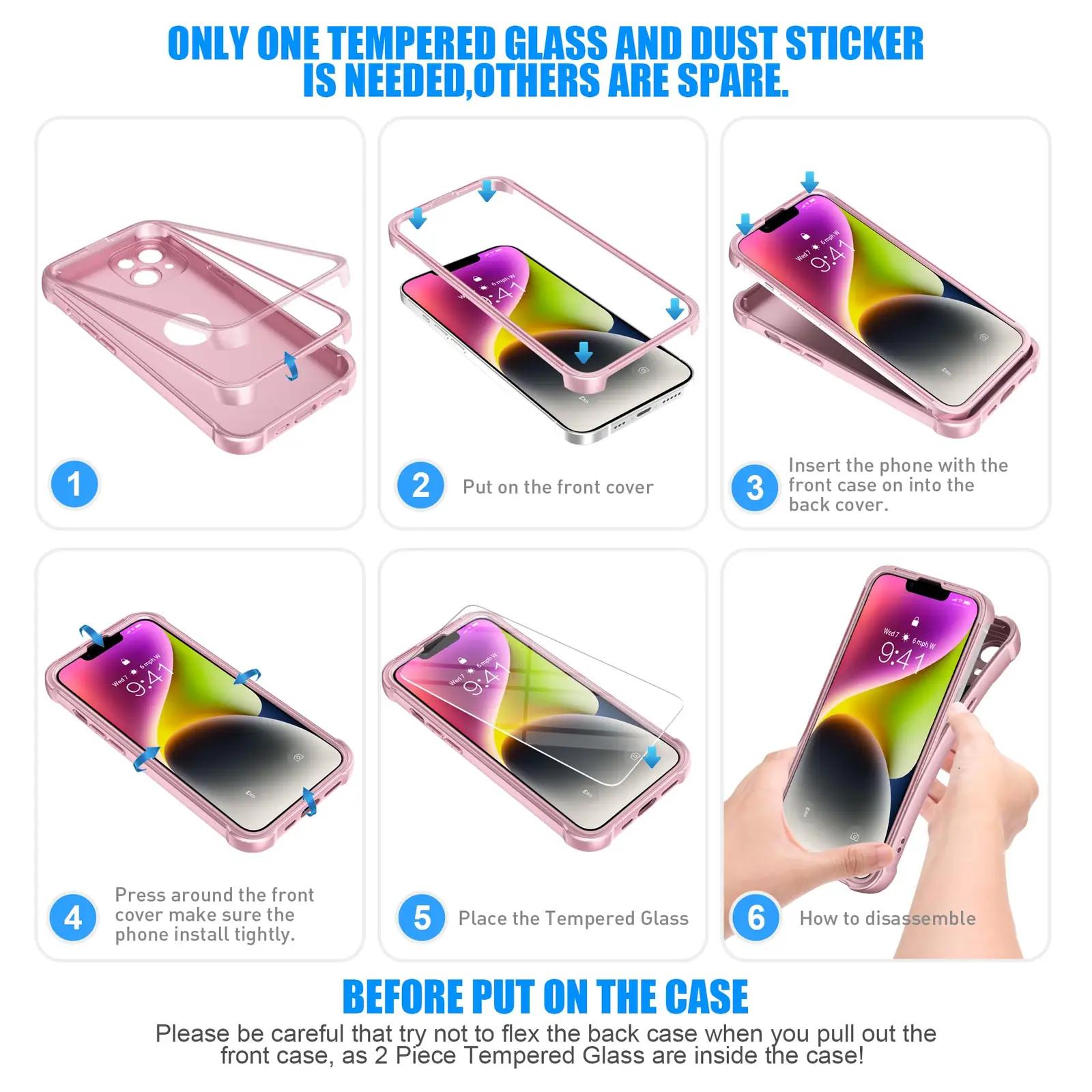 ORETECH roosakuldne silikoonkaitse iPhone 14 jaoks – pilt 7