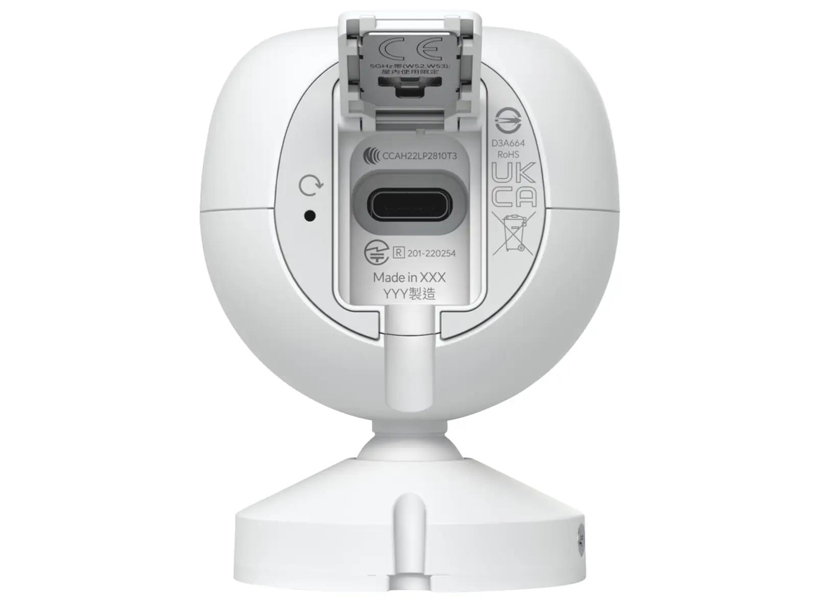 Ubiquiti Networks valge plastikust sise-kaamera igapäevase valve – lisavaade