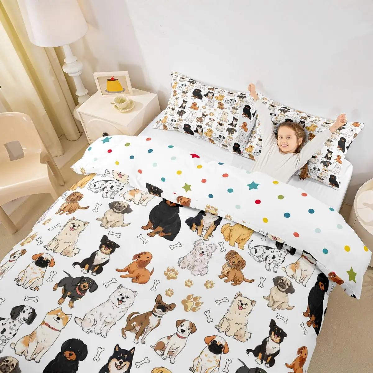 Homewish pehme mikrofibervoodipesu 200×200 cm lastevoodile – kasutusnäide