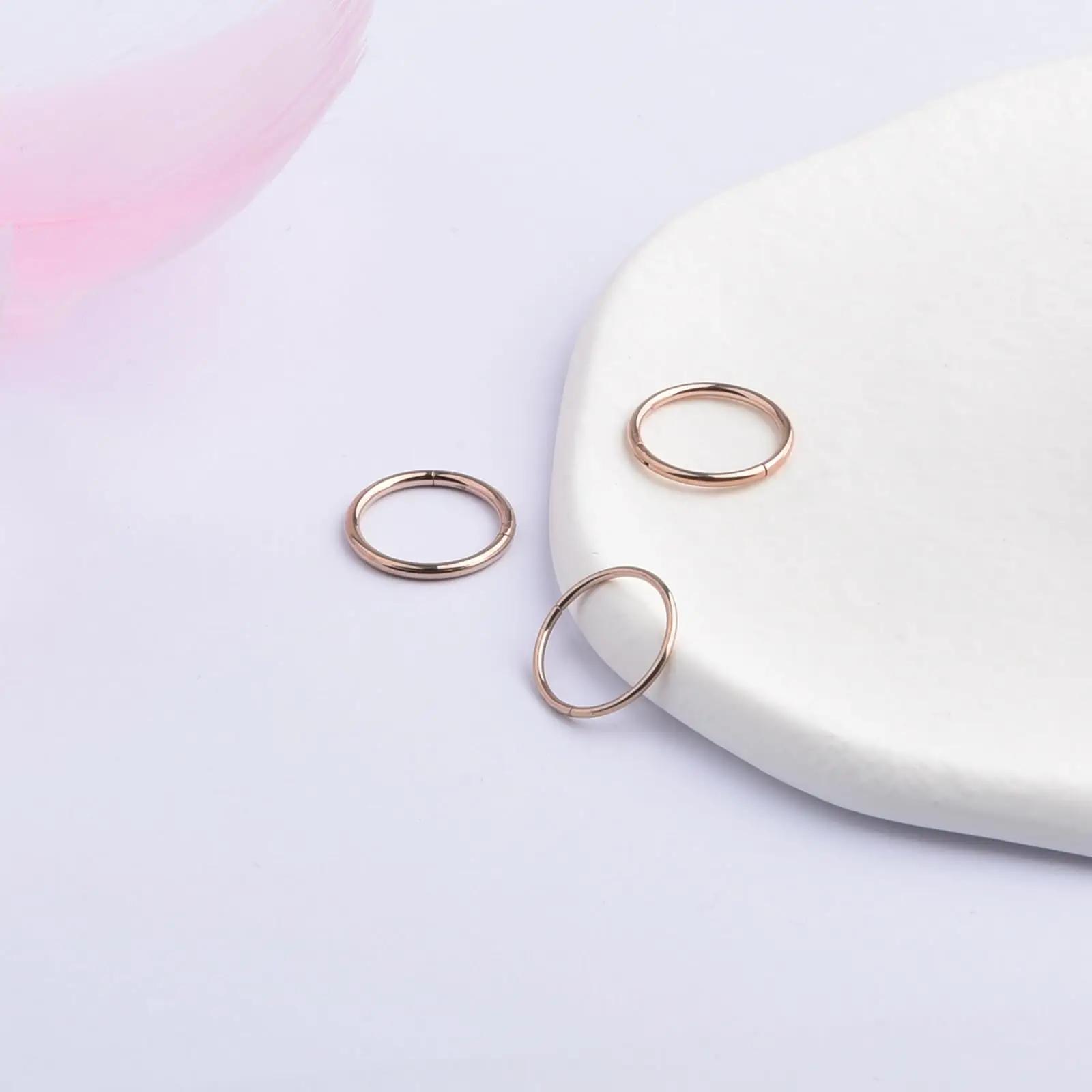 Lantine rose gold titaanikreool — õrn ja hüpoallergeenne – pilt 8