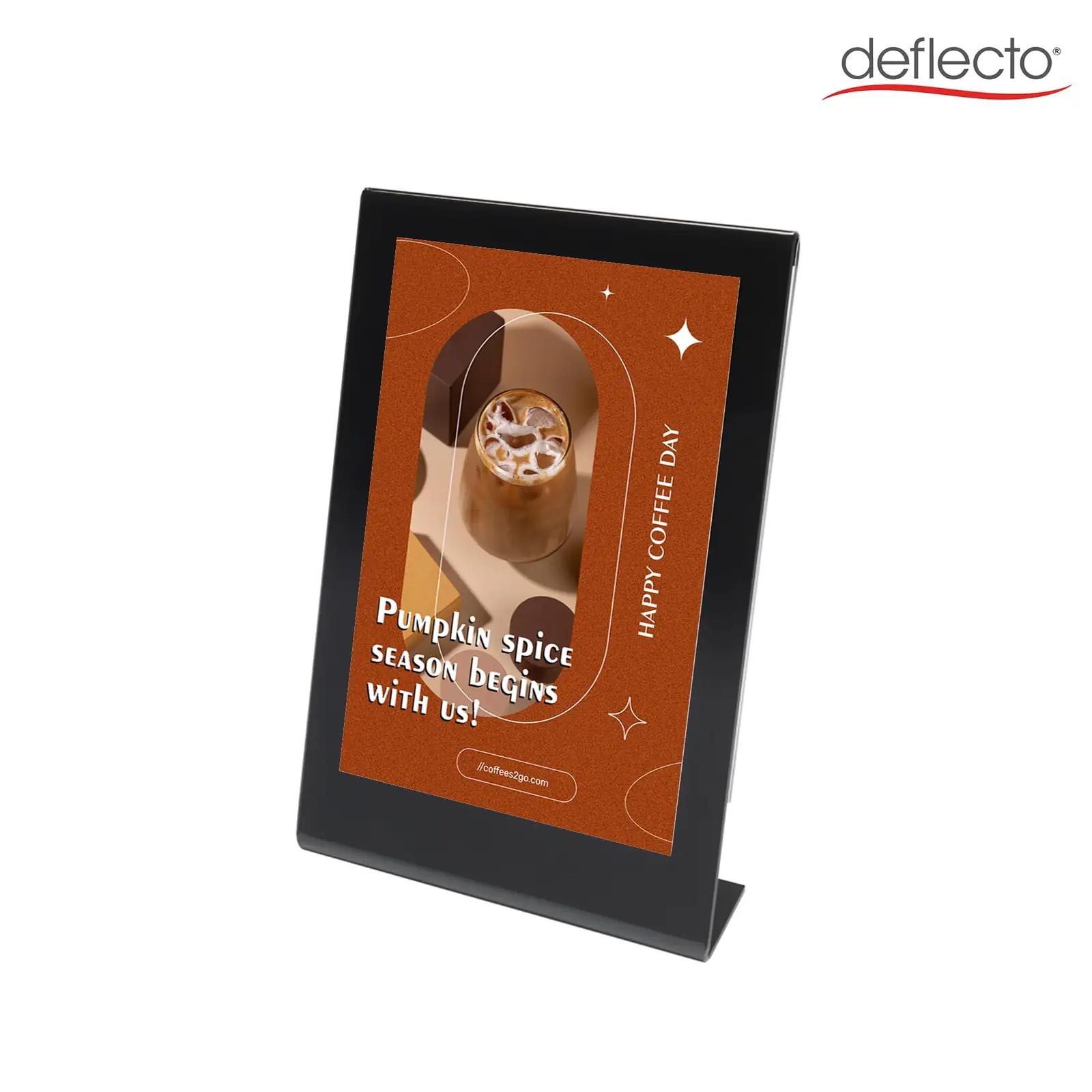Deflecto akrüül A5 menuhaldur 6 tk — elegantne esitluslahendus – pilt 7