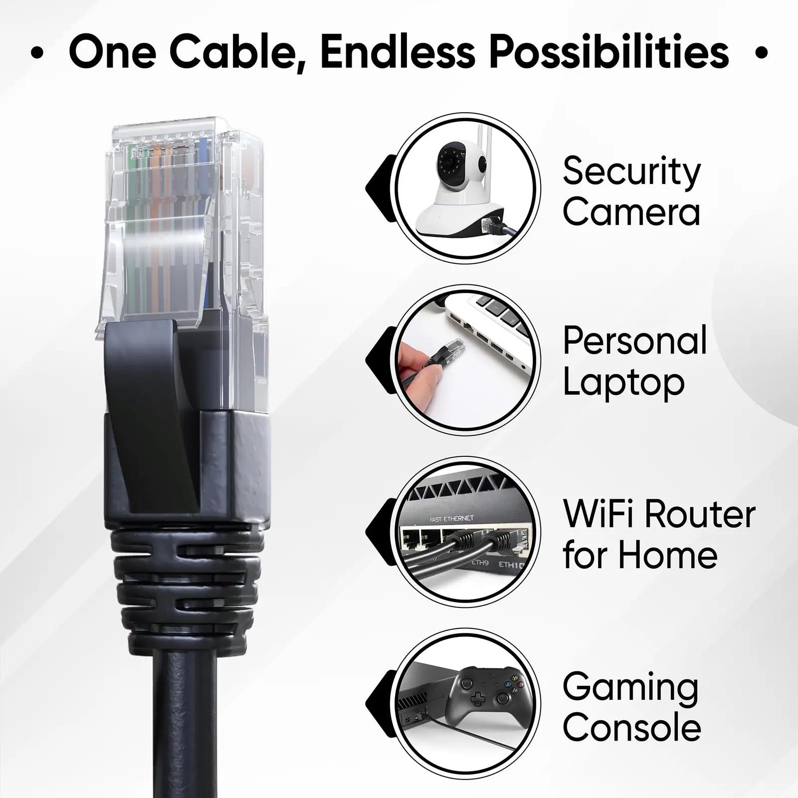 Mr. Tronic veekindel Cat6 Ethernet-kaabel 100 m — vastupidav – pilt 7