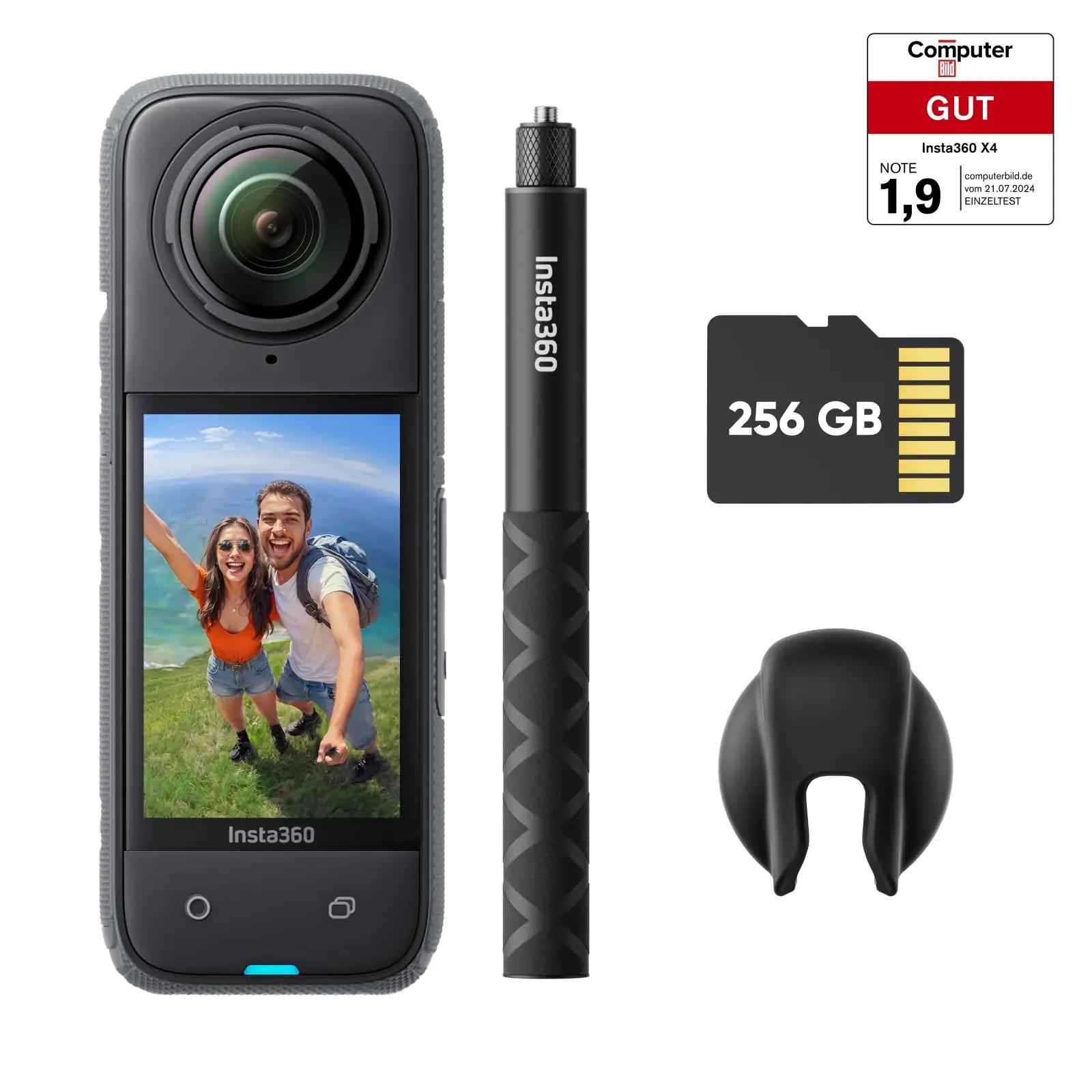 Insta360 X4 – veekindel 8K 360° kaamera seiklusteks