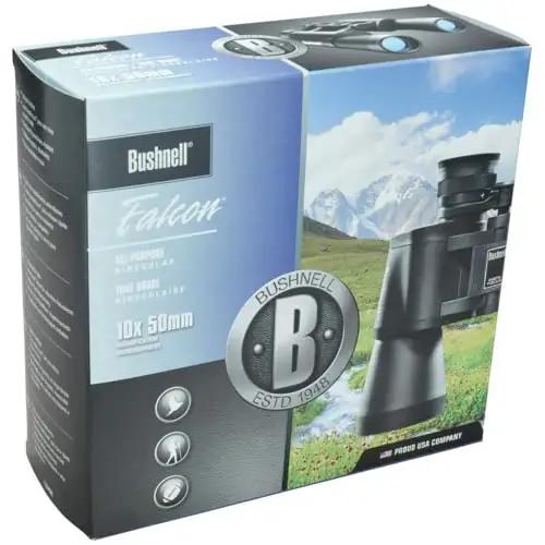 Bushnell kaugele nägev ja vastupidav binokkel 10×50 Falcon – pilt 6