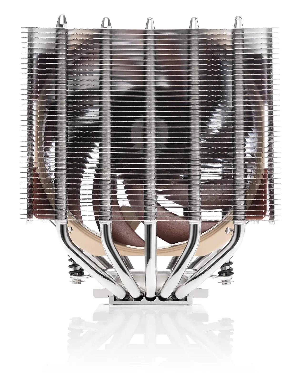 Noctua kompaktne CPU-õhkjahuti — madal profiil ja vaikne töö – detailne vaade