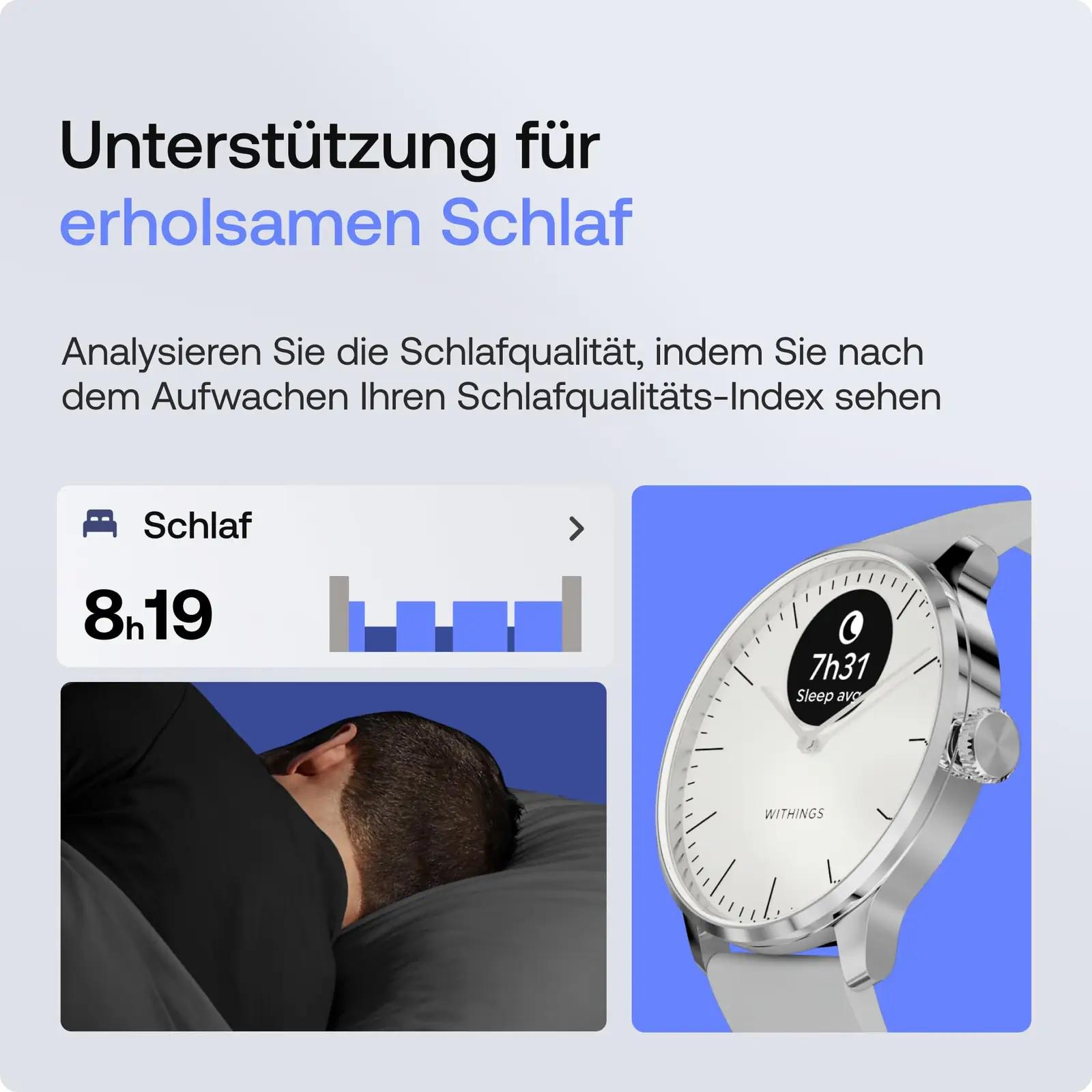 Withings roostevaba hübriidsõrmuslik nutikell — elegantne 37mm – kasutusnäide