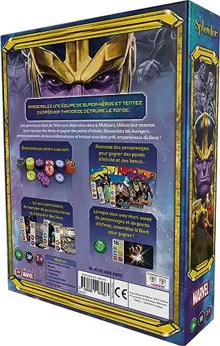 Asmodee Splendor Marvel lauamäng – strateegiline perekingitus – pakend ja tarvikud